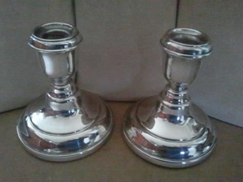 Pair Silver on Copper Candle sticks.jpg