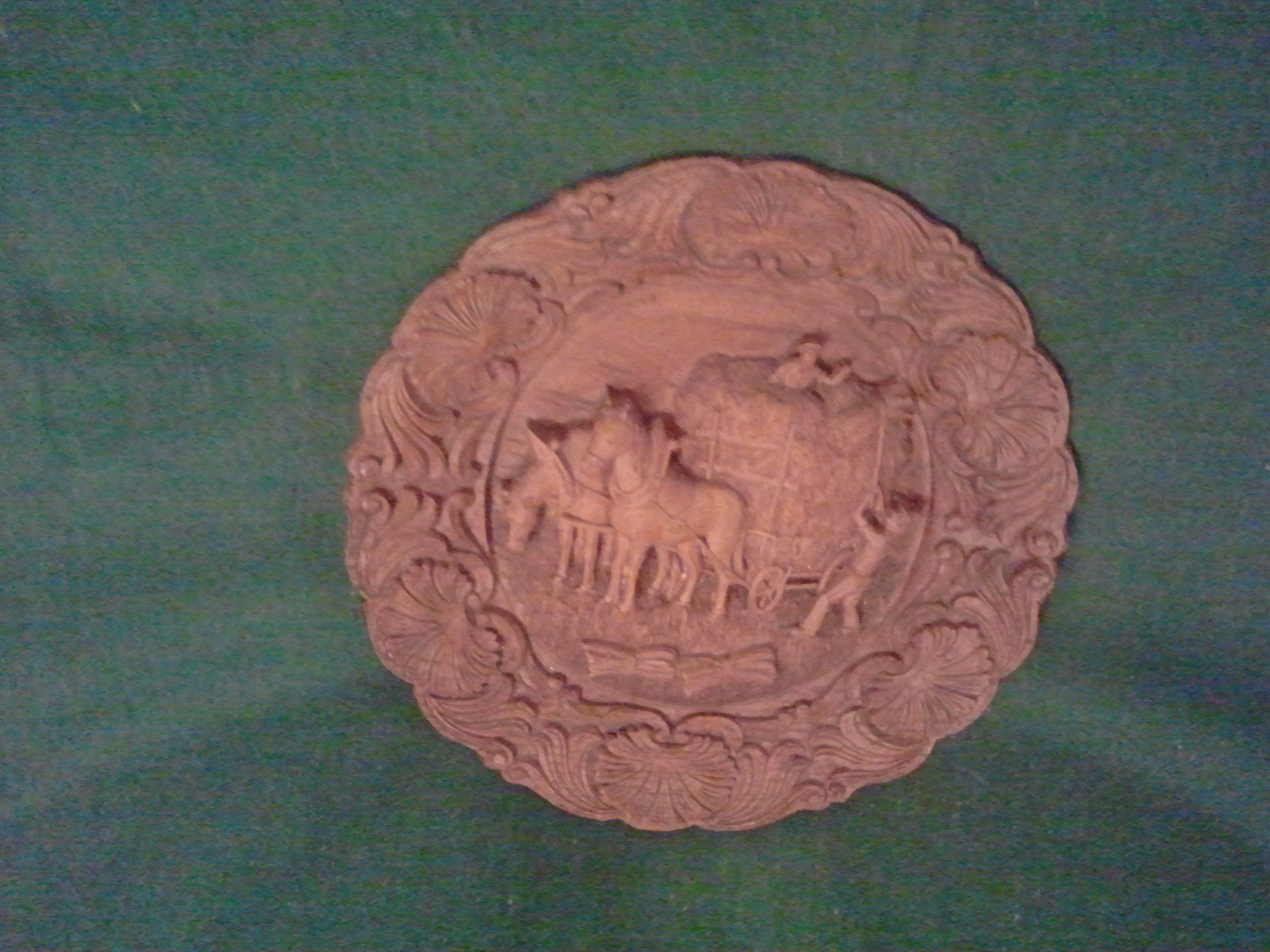 Austrian Hand carved Harvest wooden Plaque.jpg