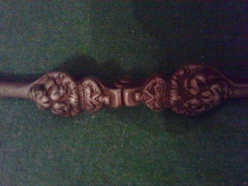 Late Victorian bronzed iron Crowned Lion Head Nutcrackers2.jpeg