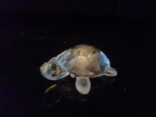 Swarovski Edith Mair Baby Tortoise Jet eyes - 1 of pair2.jpeg