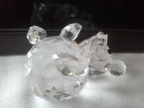 Swarovski Large Teddy Bear SC Logo Jet Eyes + Nose rare retired2.jpeg
