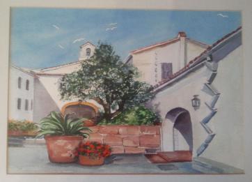 Watercolour of Monte Torro by F.O. Waddell2.jpg