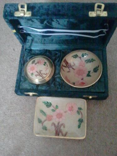 3 Peice Indian Brass enamelled boxed set.jpg2.jpeg